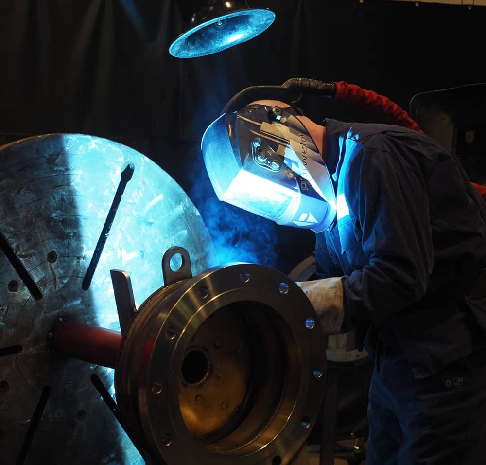 Industrial fans welding